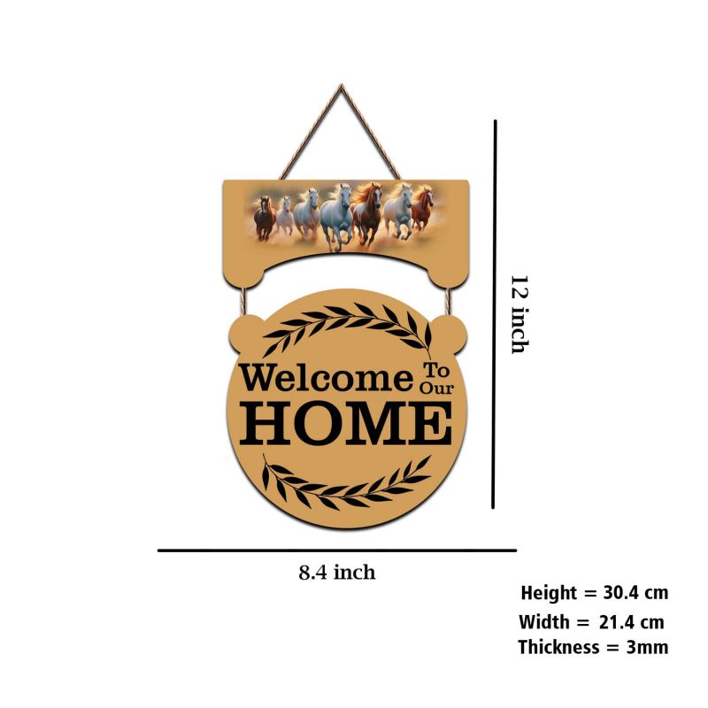 Welcome To Our Home Wall Hangings for Home Decoration | Decorative Items for Home Living Room |